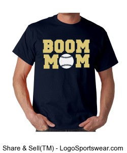 Boom Mom Navy Design Zoom