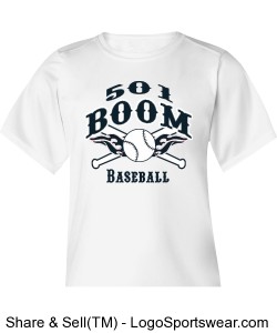 Boom White Youth DryCore Design Zoom
